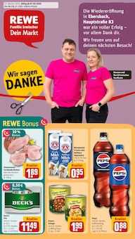 REWE Prospekt Dein Markt mit 26 Seiten
