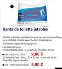 Gants de toilette jetables - Medi'Gants dans le catalogue Technicien de Santé