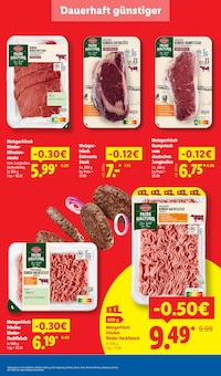 Fleisch im Lidl Prospekt "Der Preisführer macht Deutschland dauerhaft günstiger!" mit 30 Seiten (Würzburg)