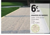 Graviers de marbre - E.Leclerc à Lyon Graviers de marbre en promo chez E.Leclerc Lyon à 6,50 €