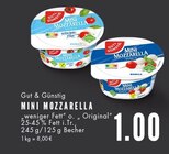 Aktuelles Mini Mozzarella weniger Fett Angebot bei EDEKA in Bochum ab 1,00 €