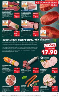 Schweinefleisch im Kaufland Prospekt "Aktuelle Angebote" mit 56 Seiten (Braunschweig)