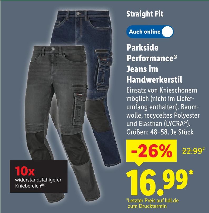 Jeans im Handwerkerstil