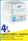 Absorbeur d'humidité + 2 recharges - ECO+ dans le catalogue E.Leclerc