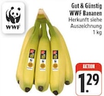 WWF Bananen von Gut & Günstig im aktuellen EDEKA Prospekt für 1,29 €