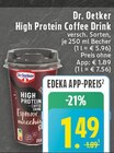 EDEKA Swisttal - High Protein Coffee Drink Angebot im Prospekt High Protein Coffee Drink bei EDEKA im Swisttal Prospekt für 1,49 €