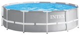 Piscine tubulaire ronde Intex Prism frame premium Ø 3,66 x H. 0,99 m + bâche de protection incluse - Intex en promo chez Castorama Grenoble à 159,90 €