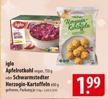 Iglo Apfelrotkohl oder Schwarmstedter Herzogin-Kartoffeln Angebote bei famila Nordost Elmshorn für 1,99 €