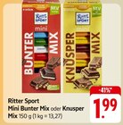 Mini Bunter Mix oder Knusper Mix Angebote von Ritter Sport bei E center Ulm für 1,99 €