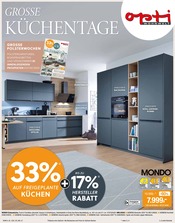 Aktueller Opti-Wohnwelt Prospekt mit Küchenmöbel, "Große Küchentage", Seite 1