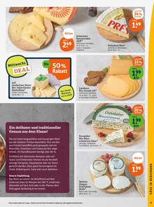 Käse im aktuellen tegut Prospekt (Jena) Käse im tegut Prospekt "tegut… gute Lebensmittel" mit 23 Seiten (Jena)