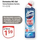 WC-Gel Angebote von Domestos bei GLOBUS Salzgitter für 1,59 €