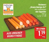 Aktuelles Mettwurst "Braunschweiger Art" Angebot bei Marktkauf in Nürnberg ab 1,19 €