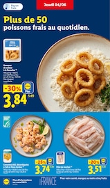 Crevettes en promo dans le catalogue Lidl à la page 8