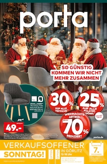 porta Möbel Görlitz Prospekt der aktuellen Woche, gültig von 30.11.2025 bis 07.12.2025 Aktueller porta Möbel Görlitz Prospekt "SO GÜNSTIG KOMMEN WIR NICHT MEHR ZUSAMMEN" mit 16 Seiten