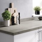 Plan de travail stratifié imitation beton l. 300 cm en promo chez Brico Dépôt Grasse à 92,90 €
