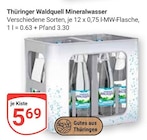 Mineralwasser Angebote von Thüringer Waldquell bei GLOBUS Erfurt für 5,69 €