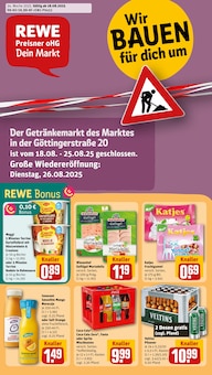 Aktueller REWE Prospekt für Hardegsen mit  Seiten