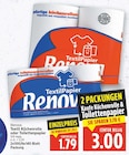 Textil Küchenrolle von Renova für 1,79 € bei E center im Angebot Textil Küchenrolle von Renova im aktuellen E center Prospekt