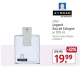 Legend Eau de Cologne von Jordan by Michael im aktuellen Rossmann Prospekt für 19,99 €