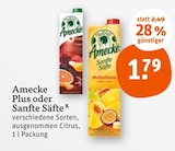 Plus oder Sanfte Säfte von Amecke im aktuellen tegut Prospekt