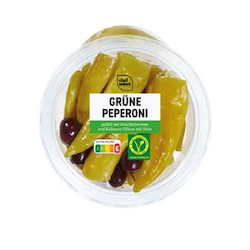 Grüne Peperoni
