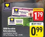 Knoblauch-Butter im Angebot bei EDEKA in Ansbach Knoblauch-Butter Angebote von EDEKA Herzstücke bei EDEKA Ansbach für 0,99 €