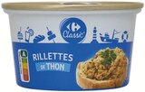 Rillettes de thon - Carrefour Classic - Supermarchés Match à Vandœuvre-lès-Nancy Rillettes de thon - Carrefour Classic en promo chez Supermarchés Match Vandœuvre-lès-Nancy à 2,97 €