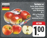 Aktuelle Äpfel Angebote bei EDEKA in Würzburg Aktuelles Tafeläpfel rot Angebot bei EDEKA in Würzburg ab 1,00 €