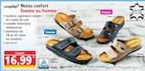 Promo Mules confort femme ou homme à 16,99 € dans le catalogue Norma à Rosheim