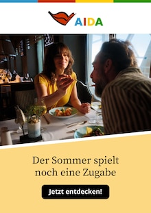 AIDA Prospekt Der Sommer spielt noch eine Zugabe mit  Seite in Salzgitter und Umgebung
