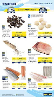 Fisch im METRO Prospekt "Wochenangebote + Markets" mit 27 Seiten (Hildesheim)