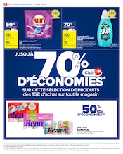 Lessive Angebote im Prospekt "LE MOIS VIP, VERY IMPORTANT PROMOS*" von Carrefour Market Lessive Angebote im Prospekt "LE MOIS VIP, VERY IMPORTANT PROMOS*" von Carrefour Market auf Seite 4