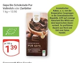 Bio Schokolade Pur Vollmilch bei GLOBUS im Siegen Prospekt für 1,39 €