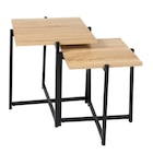 Table Gigogne X2 Loka en promo chez Carrefour Table Gigogne X2 Loka dans le catalogue Carrefour