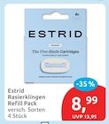 Rasierklingen Refill Pack von Estrid für 8,99 € bei budni im Angebot Rasierklingen Refill Pack von Estrid im aktuellen budni Prospekt