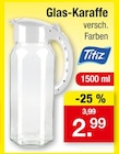 Glas-Karaffe von Titiz für 2,99 € bei Zimmermann im Angebot Glas-Karaffe von Titiz im aktuellen Zimmermann Prospekt