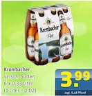 Krombacher Angebote bei Getränke Arena Bottrop für 3,99 €