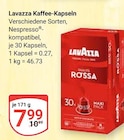 Kaffee-Kapseln im Angebot bei GLOBUS in Halle Kaffee-Kapseln Angebote von Lavazza bei GLOBUS Halle für 7,99 €
