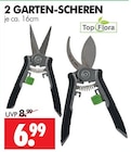 2 Garten-Scheren im Angebot bei Wreesmann in Cuxhaven 2 Garten-Scheren Angebote von Top Flora bei Wreesmann Cuxhaven für 6,99 €