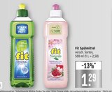 Original Spülmittel Angebote von Fit bei Marktkauf Reutlingen für 1,29 €