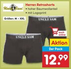 Herren Retroshorts im Angebot bei Netto Marken-Discount in Straubing Herren Retroshorts Angebote von Uncle Sam bei Netto Marken-Discount Straubing für 12,99 €