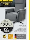 RELAXSESSEL MOTION für 1.299,00 € bei BRAUN Möbel-Center im Angebot RELAXSESSEL MOTION im aktuellen BRAUN Möbel-Center Prospekt