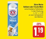 Aktuelles Haltbare oder Frische Milch Angebot bei nah und gut in Würzburg ab 1,19 €