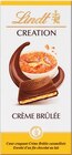 Tablette de chocolat création lait crème brûlée - LINDT dans le catalogue Intermarché Hyper