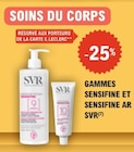 -25% Réservé aux porteurs de la carte E.Leclerc sur les gammes Sensifine et Sensifine ar SVR - SVR en promo chez E.Leclerc -25% Réservé aux porteurs de la carte E.Leclerc sur les gammes Sensifine et Sensifine ar SVR - SVR dans le catalogue E.Leclerc