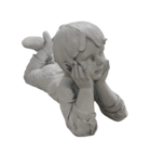 Promo La statue enfant allongé à 12,99 € dans le catalogue Bazarland à Les Vans