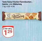 Frischer Flammkuchenteig Angebote von Tante Fanny bei GLOBUS St. Ingbert für 1,29 €