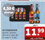 ALTENBURGER bei Getränke Quelle WVG im Alsleben Prospekt für 11,99 €
