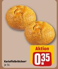 Kartoffelbrötchen im Angebot bei REWE in Heidenheim Kartoffelbrötchen Angebote bei REWE Heidenheim für 0,35 €